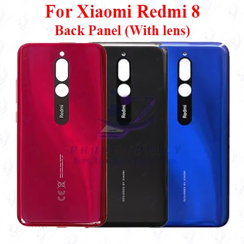 Xiaomi Redmi 8 Back Panel/Backshell/ Casing +Camera Lens+Side Button With Logo Replacement Parts Price in Bangladesh - Mobile.com.bd