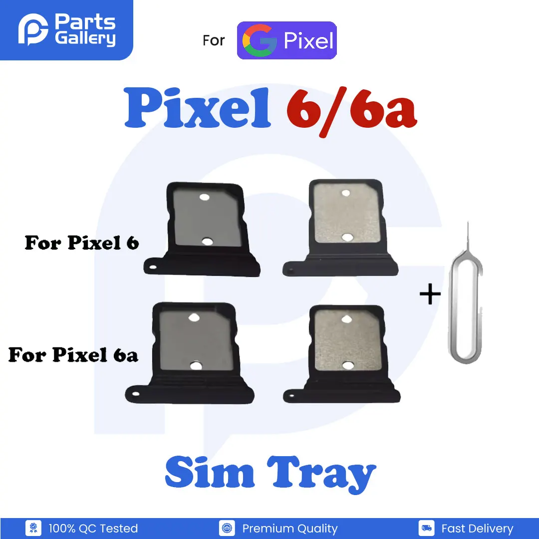 Google Pixel 6/6A Nano Sim Card Tray Holder Sim Adaptor With Free Sim Ejector Pin