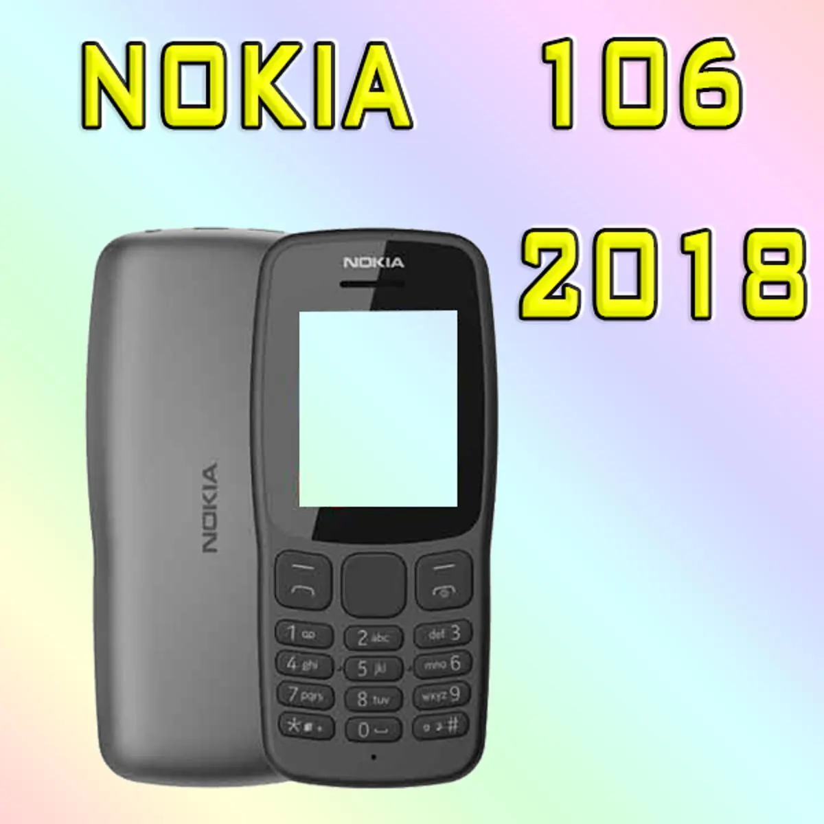 Nokia Casing for Nokia 106 2018 Full Casing Mobile Replacement Parts Price in Bangladesh - Mobile.com.bd