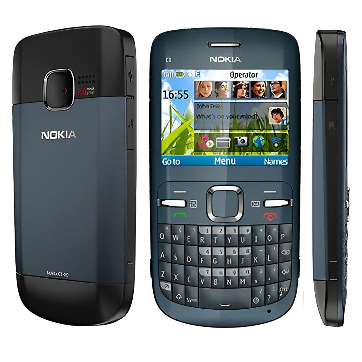 Nokia C3 Front and Back Mobile Casing with Keypad Housing