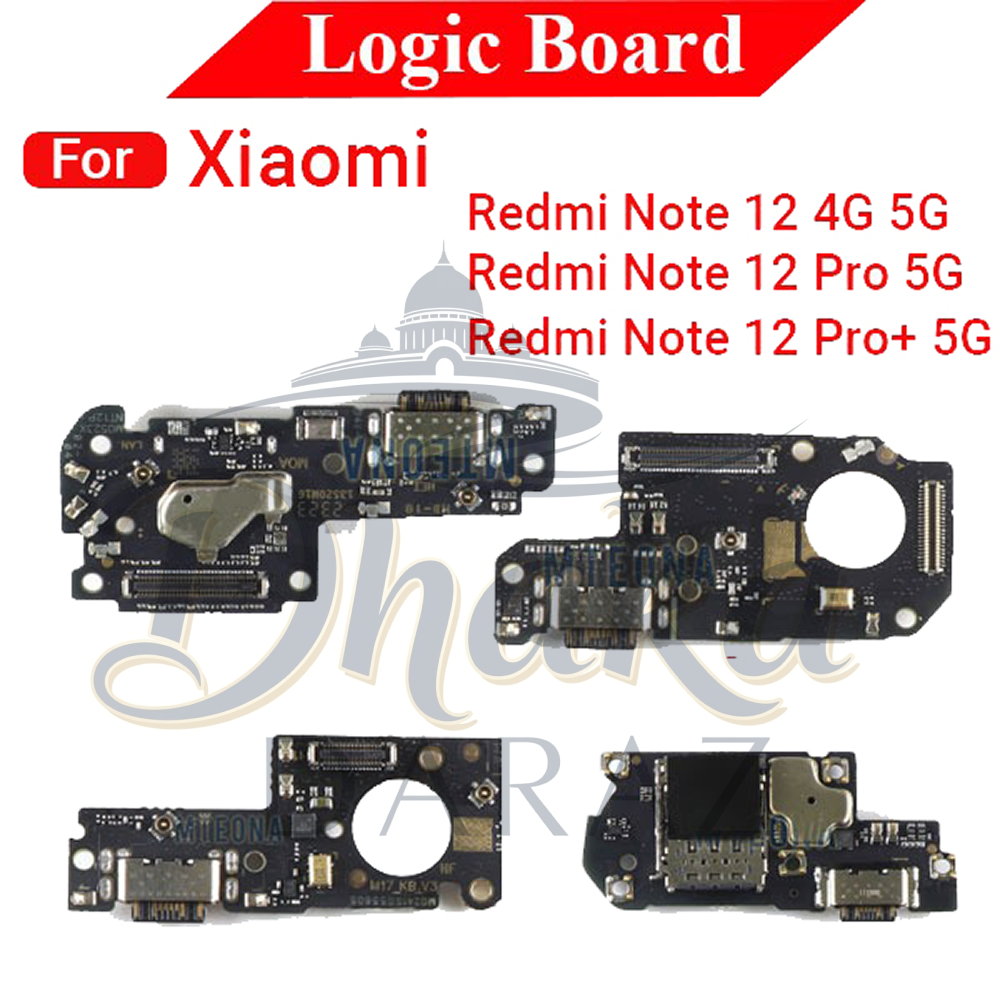 Charging Logic Board For Xiaomi Redmi Note 12 12 Pro 12 Pro Plus 4G 5G Charging Port