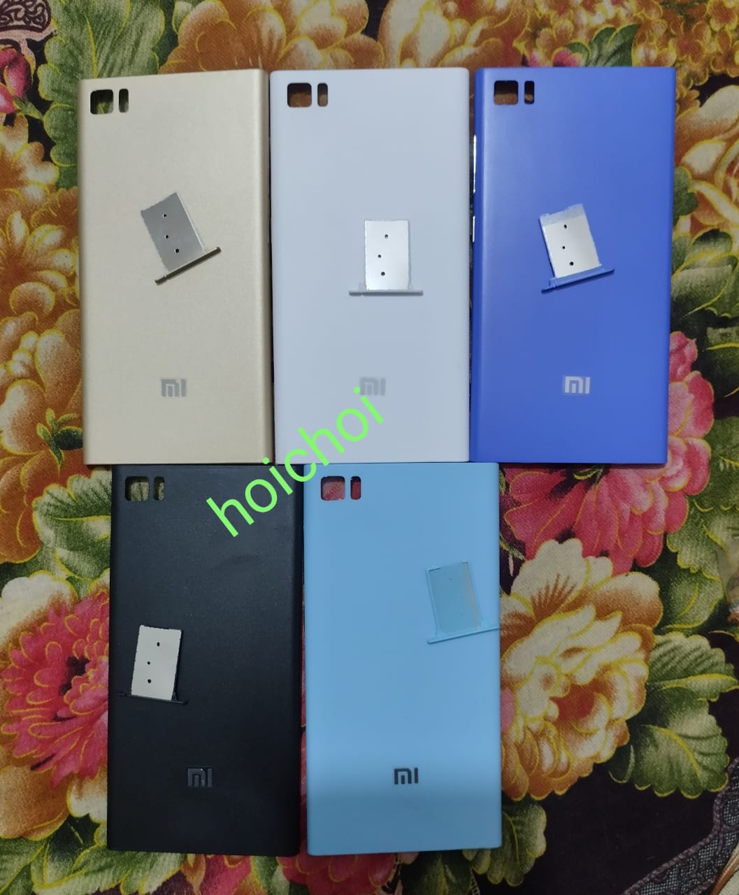 Back Shell and SIM Tray for Xiaomi Mi 3 - Hoichoi