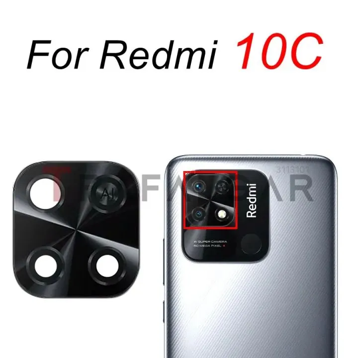Xiaomi Back Camera Glass Lens Camera Lens for Xiaomi Redmi 10C 4G Replacement Parts Price in Bangladesh - Mobile.com.bd