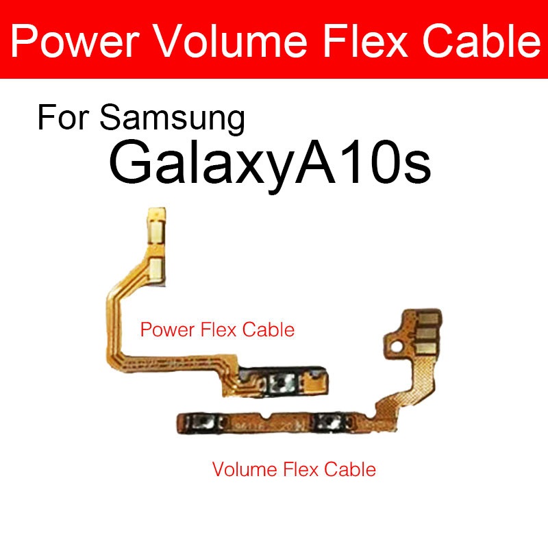 Power Volume Button Flex Cable For Samsung Galaxy A10s A107 Power Volume Key Side