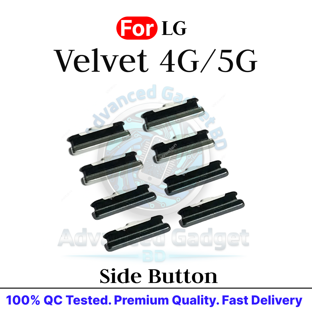 LG Velvet 4G/5G External Side Buttons Power On Off + Volume + Assist Control Button