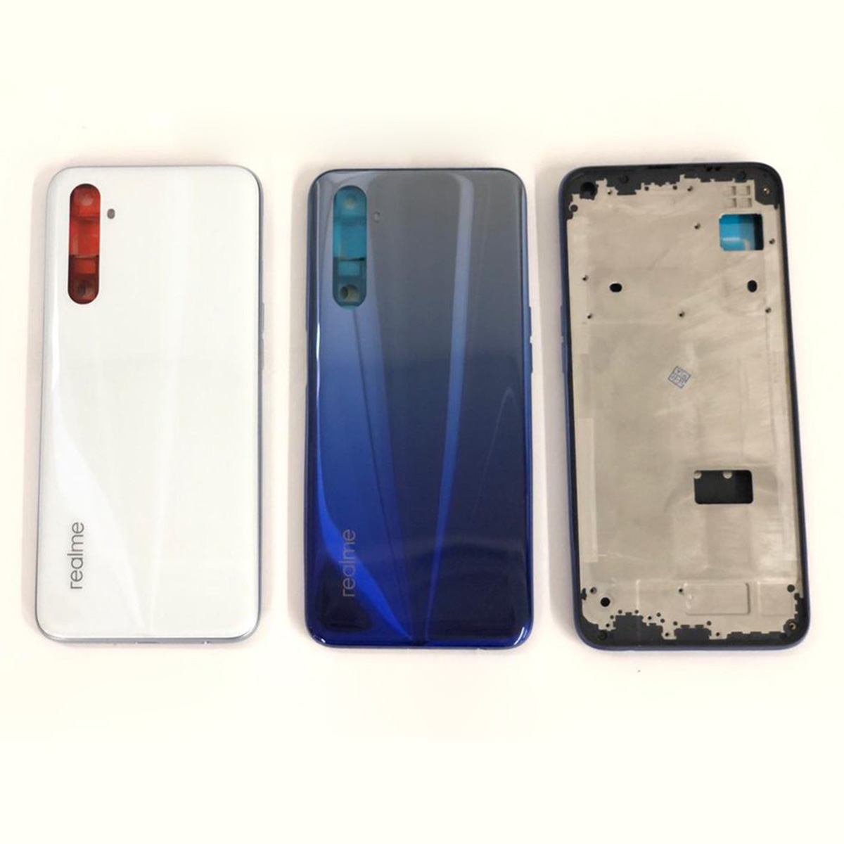 Oppo Realme 6 Full Body Back Battery Cover Glass Rear Door Housing Replacement