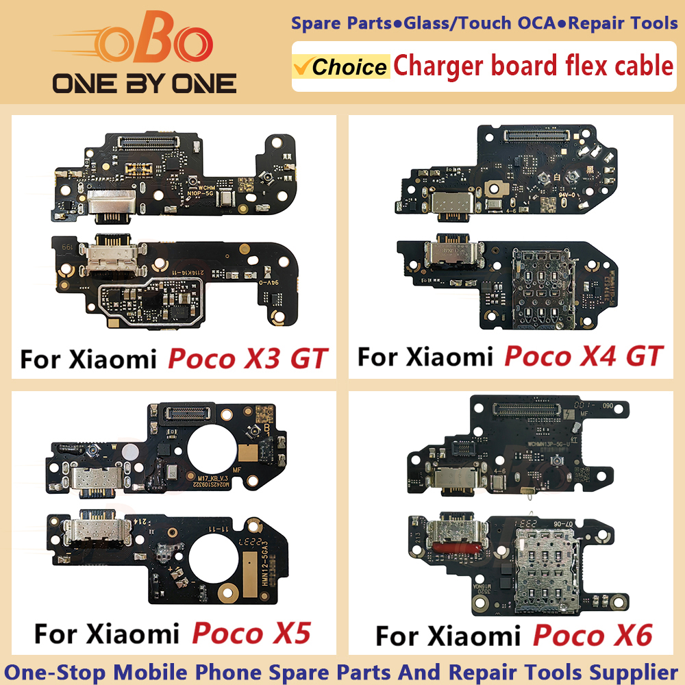 USB Charging Dock Board For Poco X2 X3 X4 X5 X6 Pro GT 5G Charger Port Connector