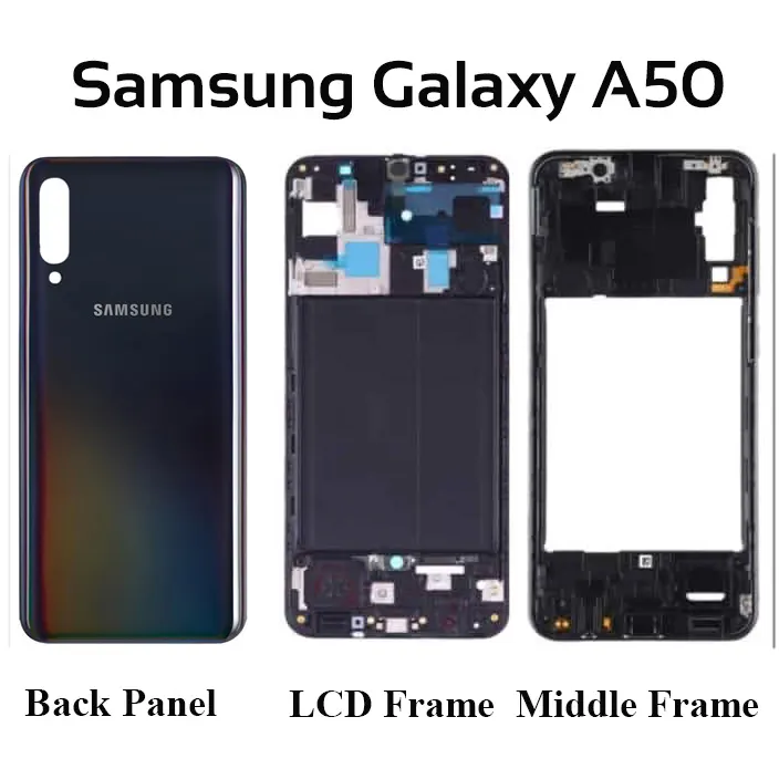 Samsung Full Body Housing For Samsung Galaxy A50 Front LCD Frame Panel, Middle Bezel Frame Replacement Parts Price in Bangladesh - Mobile.com.bd