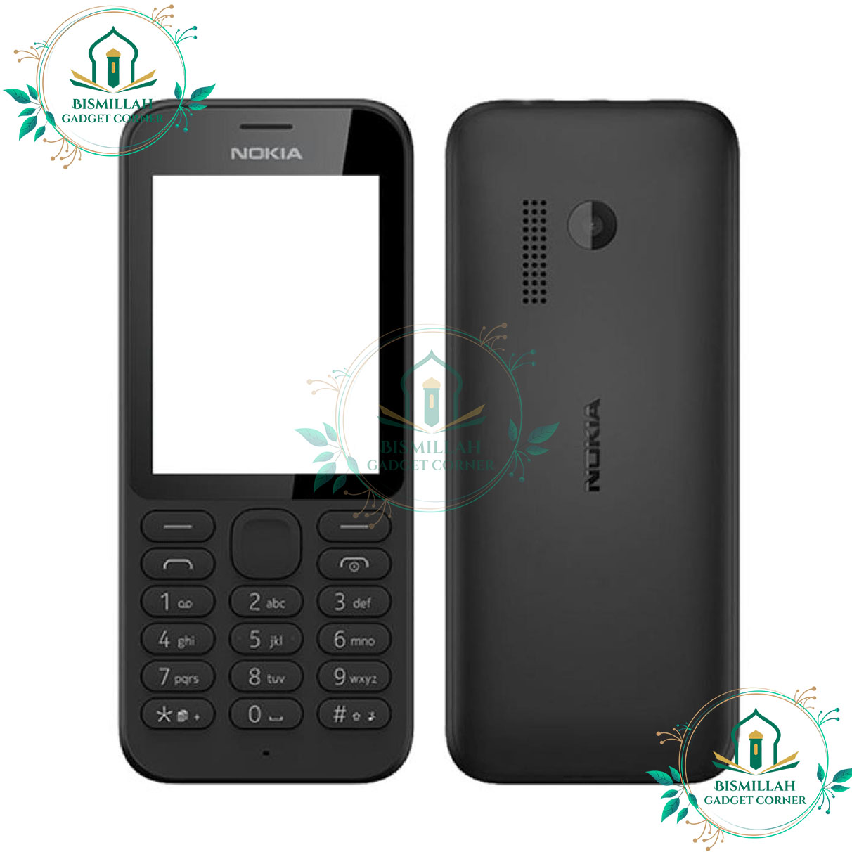 Full Body Casing for Nokia 215 Full Complete Mobile Casing / Casing / Housing with