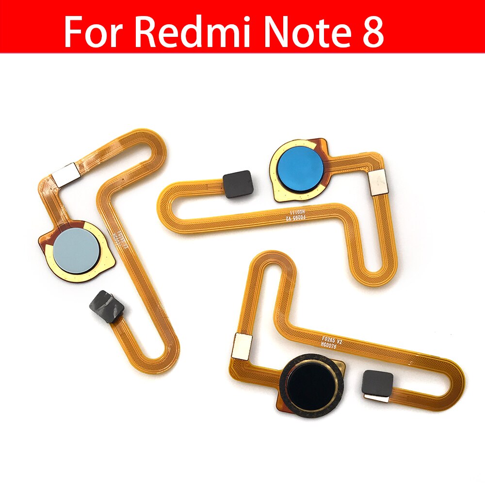 New For Xiaomi Redmi Note 8 Fingerprint Sensor Home Return Key Menu Button Flex