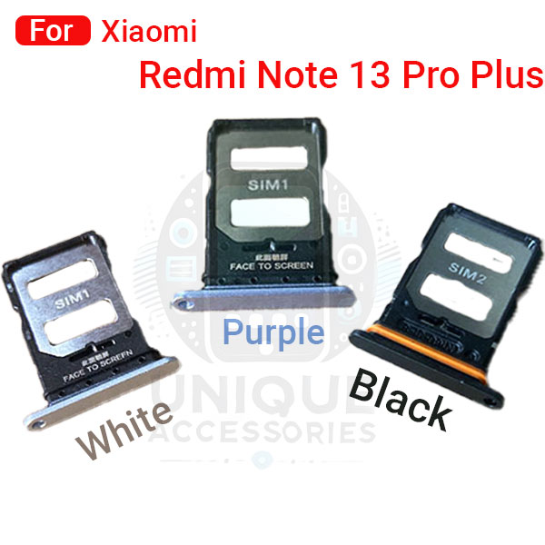 Xiaomi Redmi Note 13 Pro Plus Sim Tray Micro SD Card Slot with Sim Ejector Pin
