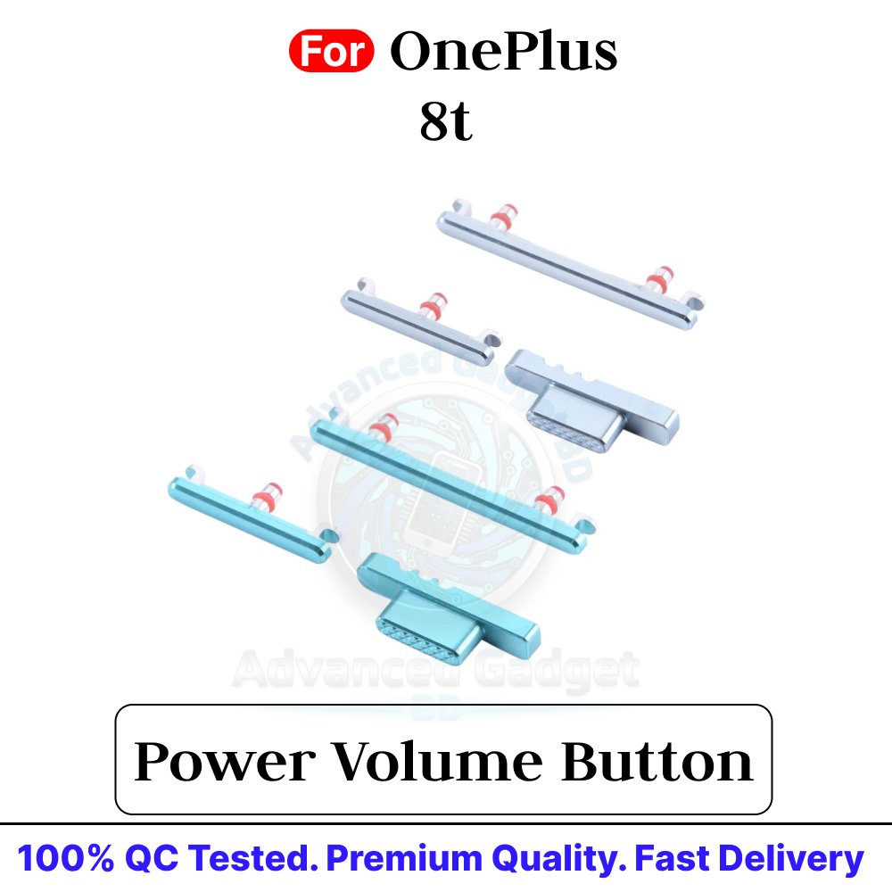 OnePlus 8t External Side Buttons Power On Off + Volume Control Button Outside Side