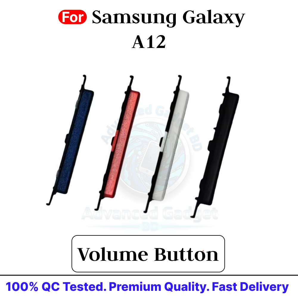 Volume Button Out Side Key For Samsung Galaxy A12 External Side Button