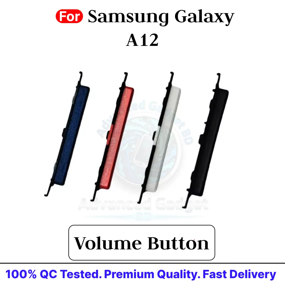 Samsung Volume Button Out Side Key For Samsung Galaxy A12 External Side Button Replacement Parts Price in Bangladesh - Mobile.com.bd