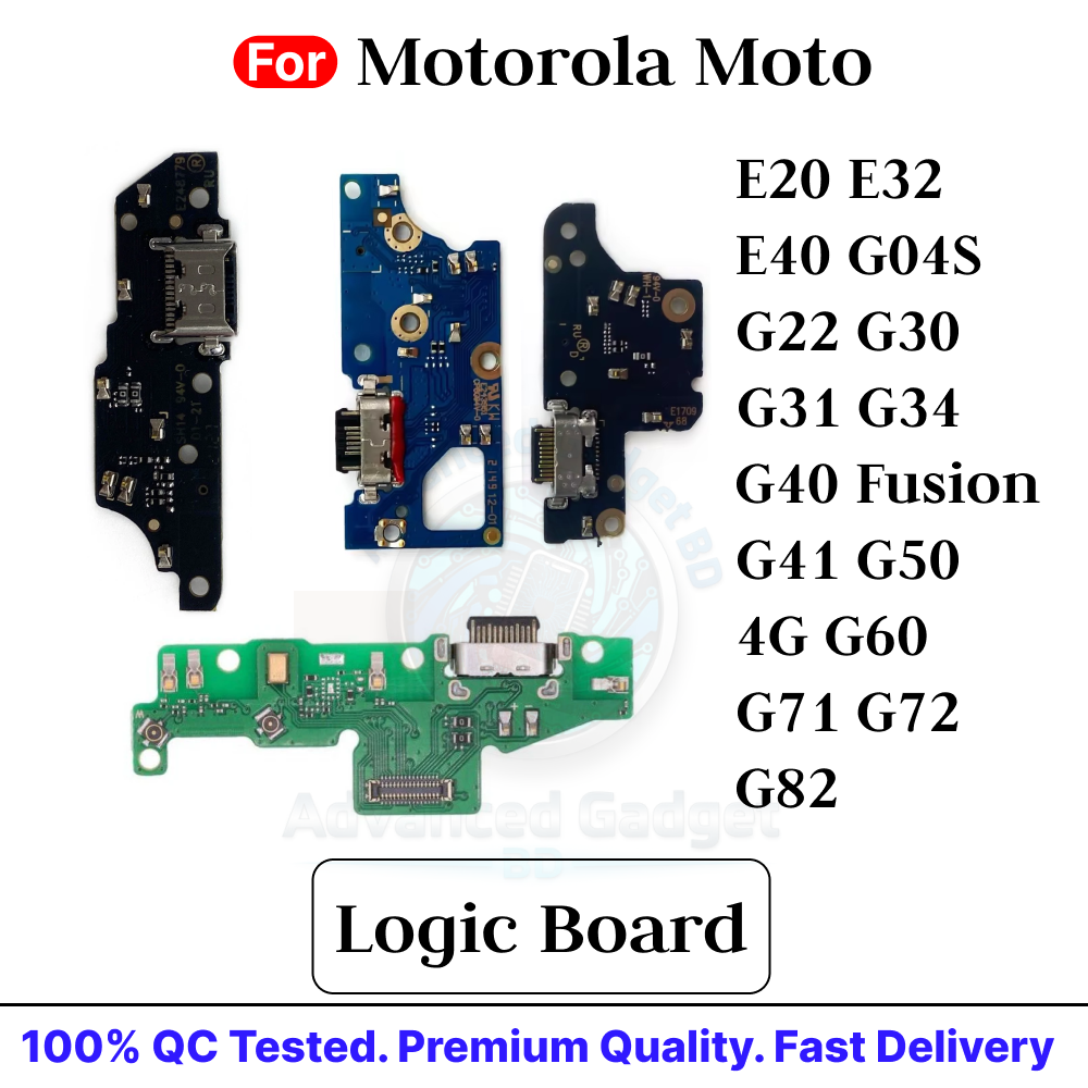 Charging Logic Board For Motorola Moto E20 E32 E40 G04S G22 G30 G31 G34 4G G34 5G