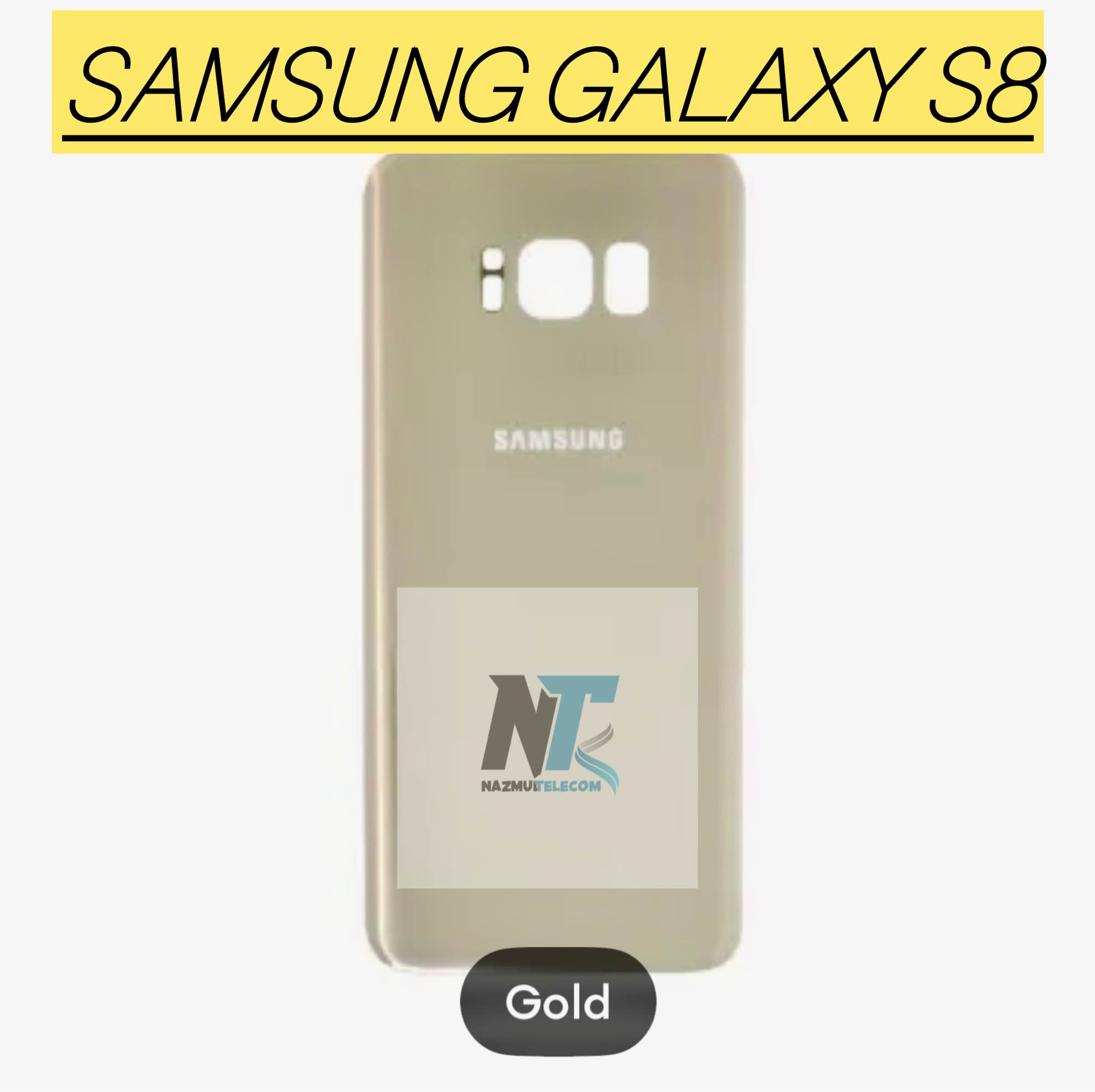 Samsung Galaxy S8 - ( Glass ) Back Shell / Back Panel / Battery Cover
