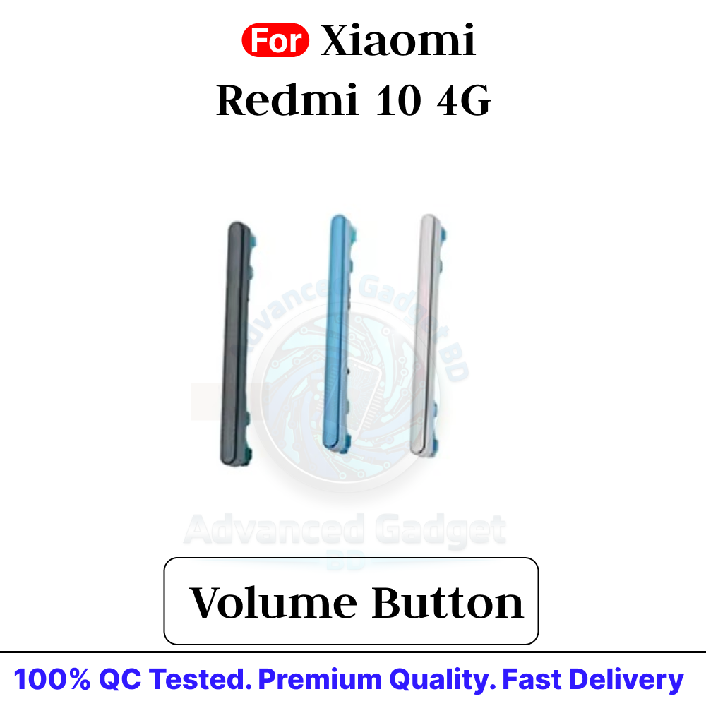 Volume Button Out Side Key For Xiaomi Redmi 10 21061119AG 21061119DG 21061119AL