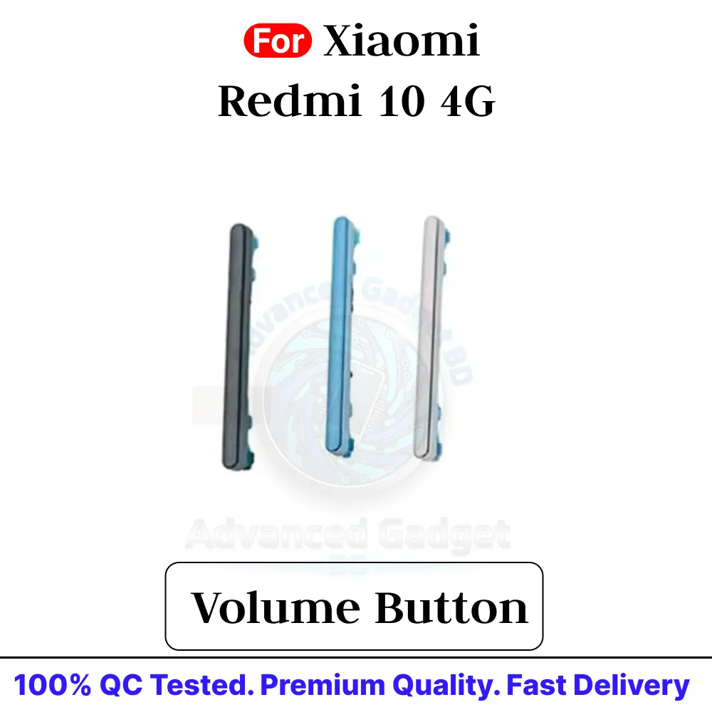Xiaomi Volume Button Out Side Key For Xiaomi Redmi 10 21061119AG 21061119DG 21061119AL Replacement Parts Price in Bangladesh - Mobile.com.bd