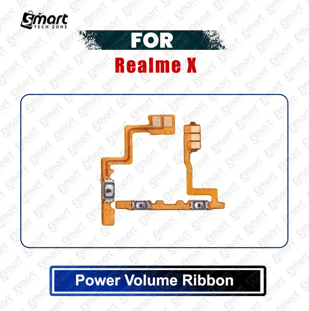 Realme X (RMX1901, RMX1903) Power on / Off Switch Button Side Volume Up Down Buttons Replacement Parts Price in Bangladesh - Mobile.com.bd