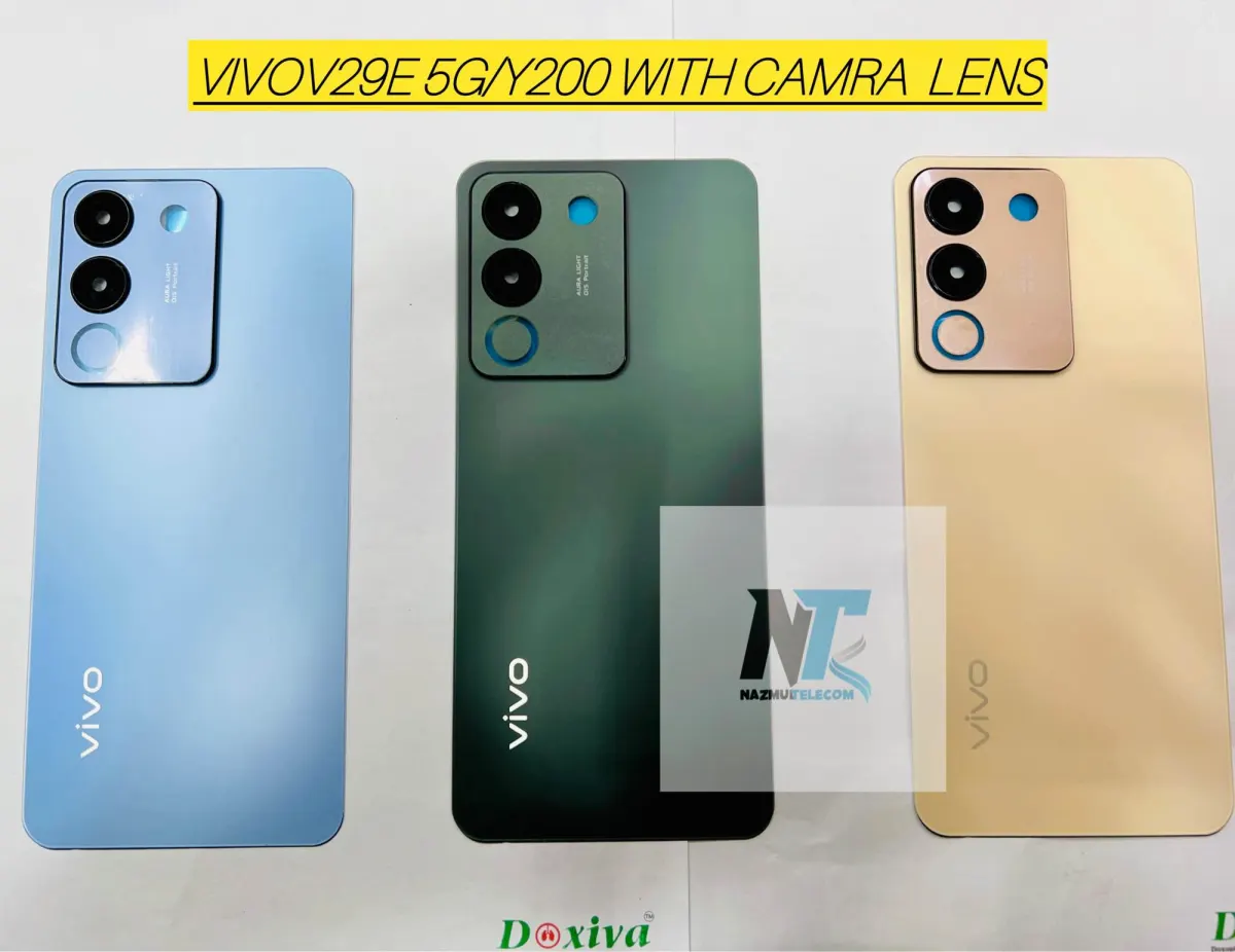 Vivo Back Glass Panel/Casing Door With Camera Lens For Vivo V29e/y200 Replacement Parts Price in Bangladesh - Mobile.com.bd