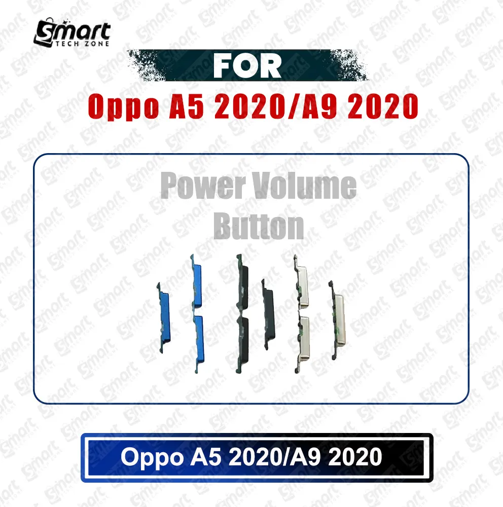 Oppo A5 2020/A9 2020 Power on / Off Outside Key Button Side Volume Up Down Buttons Replacement Parts Price in Bangladesh - Mobile.com.bd