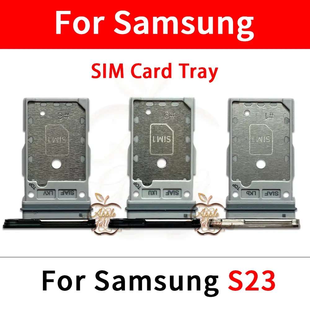 Samsung Galaxy S23 Sim Card Tray Holder Sim Adaptor With Free Sim Ejector Pin Replacement Parts Price in Bangladesh - Mobile.com.bd