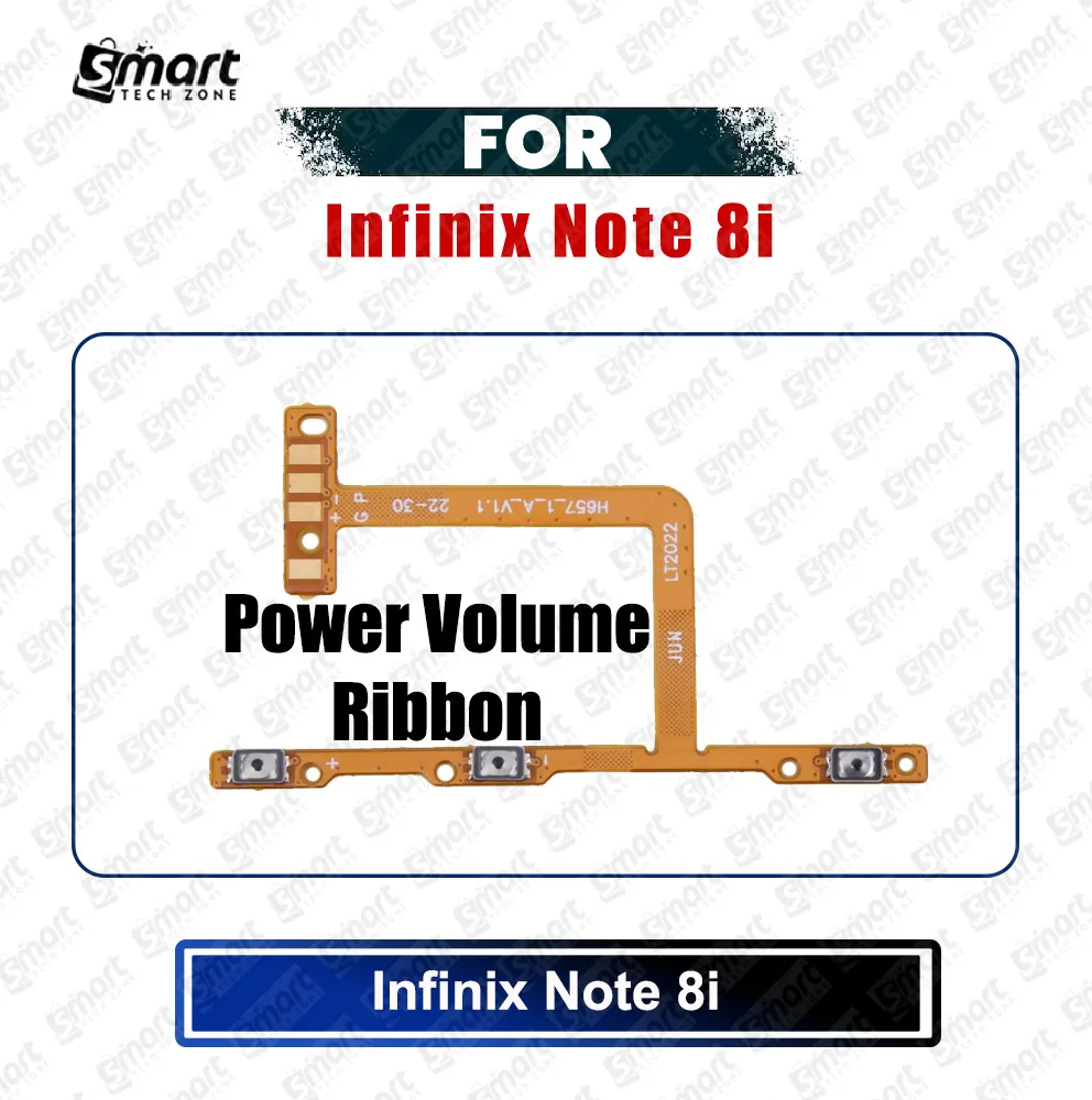 Infinix Note 8i (X683) Power on / Off Switch Button Side Volume Up Down Buttons Flex Replacement Parts Price in Bangladesh - Mobile.com.bd