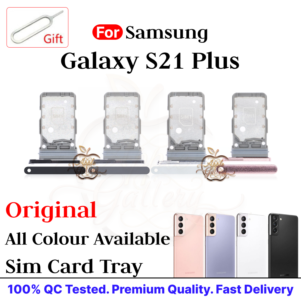 Samsung Galaxy S21 Plus Sim Card Tray Holder Sim Adaptor With Free Sim Ejector Pin