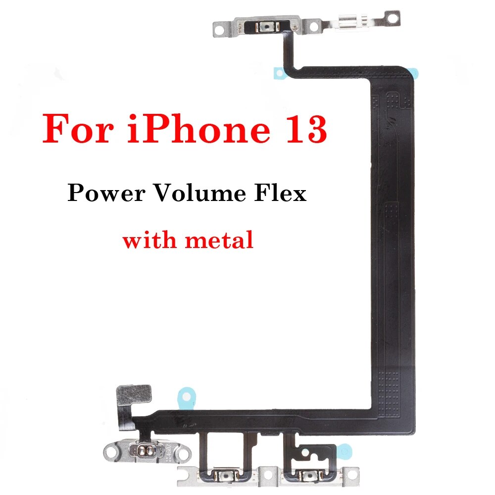 Power Button Ribbon For iPhone 13 Power Switch On/off Volume Up Down Keyboard Flex