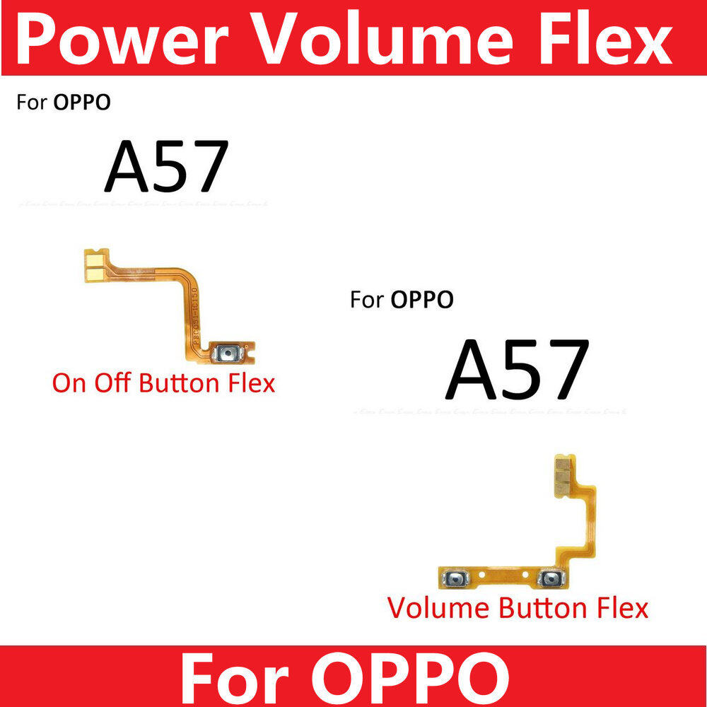 Power Button Ribbon For Oppo A57 (2016) Power Switch On/off Volume Up Down Keyboard