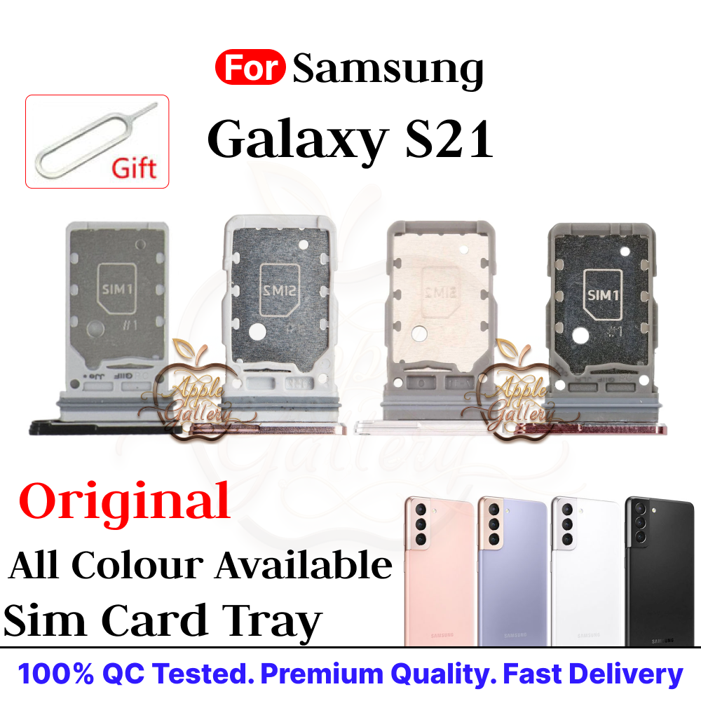 Samsung Galaxy S21 Sim Card Tray Holder Sim Adapto Replacement Parts
