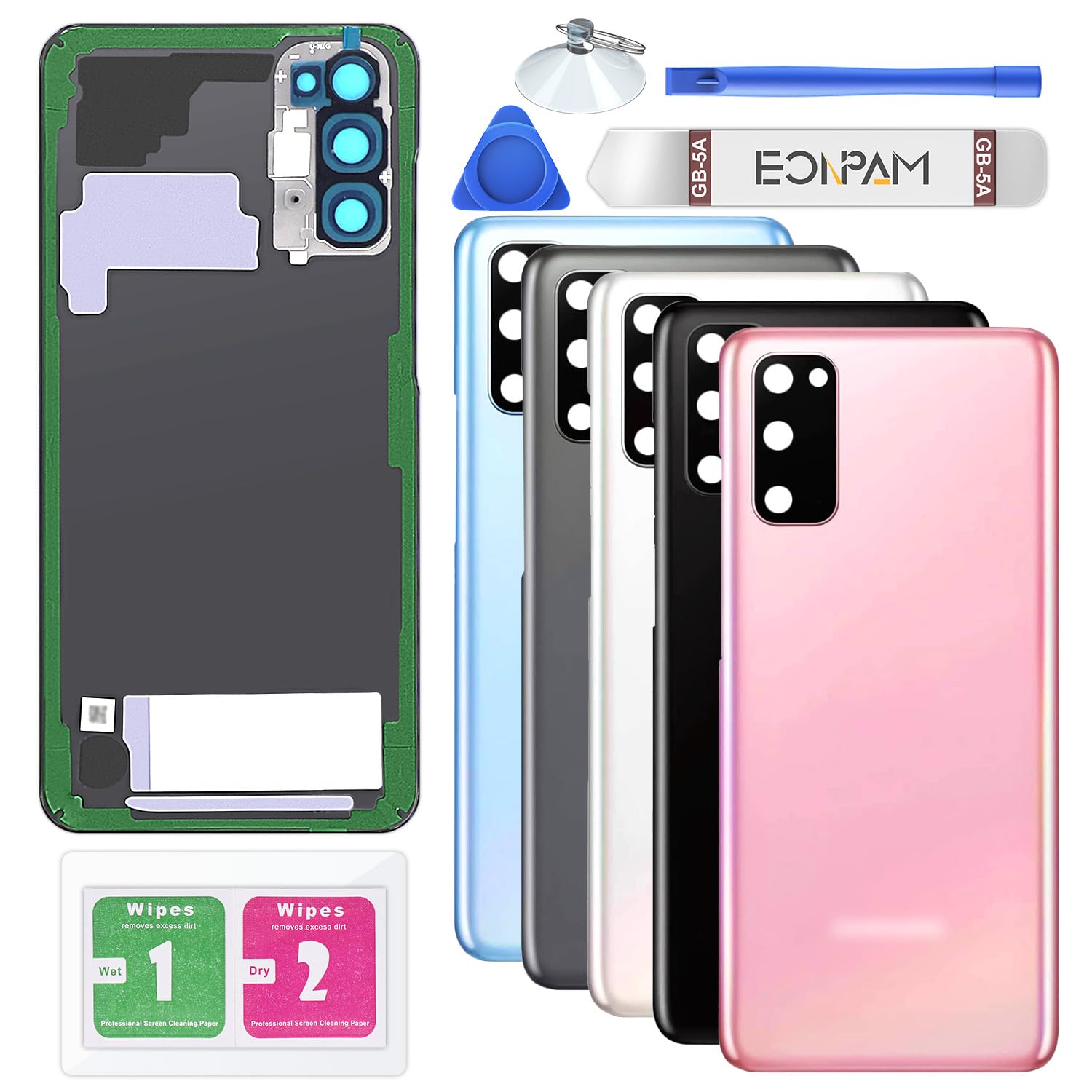 Replacement Backshell Panel + Midel Frame for Samsung Galaxy S20 FE 5G Battery Back