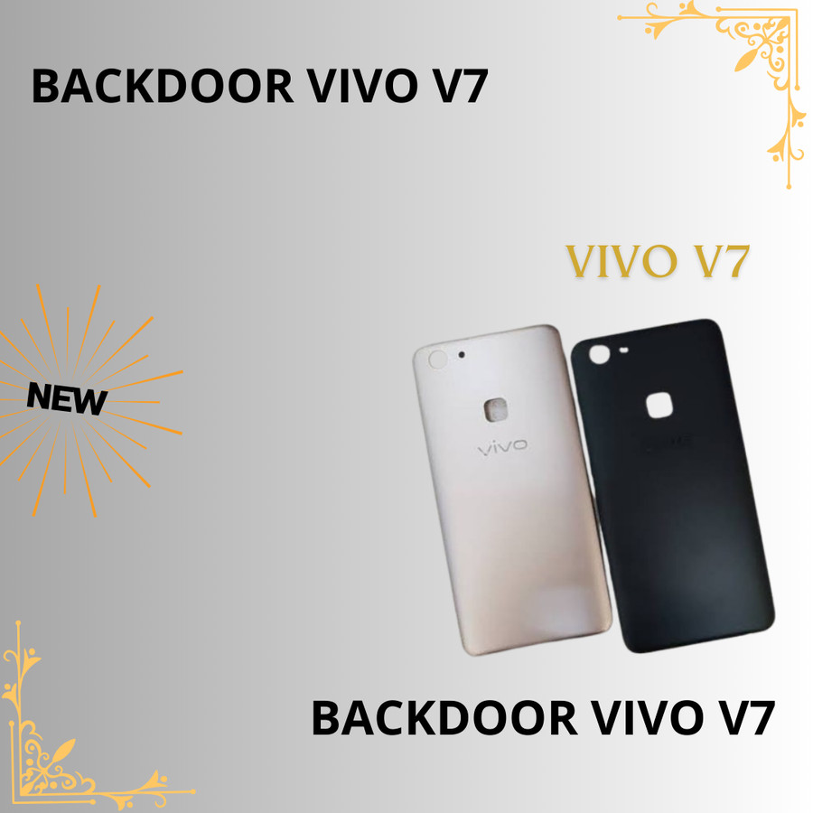 Backdoor Vivo V7 Back Cover Kesing Casing Housing Tutup Belakang Batrai Vivo V7