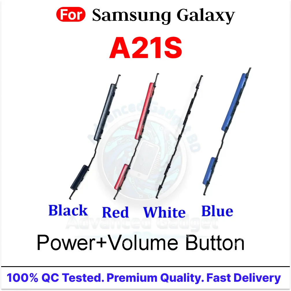 Samsung Power Volume Out Side Key Side Button For Samsung Galaxy A21s External Volume Button Replacement Parts Price in Bangladesh - Mobile.com.bd