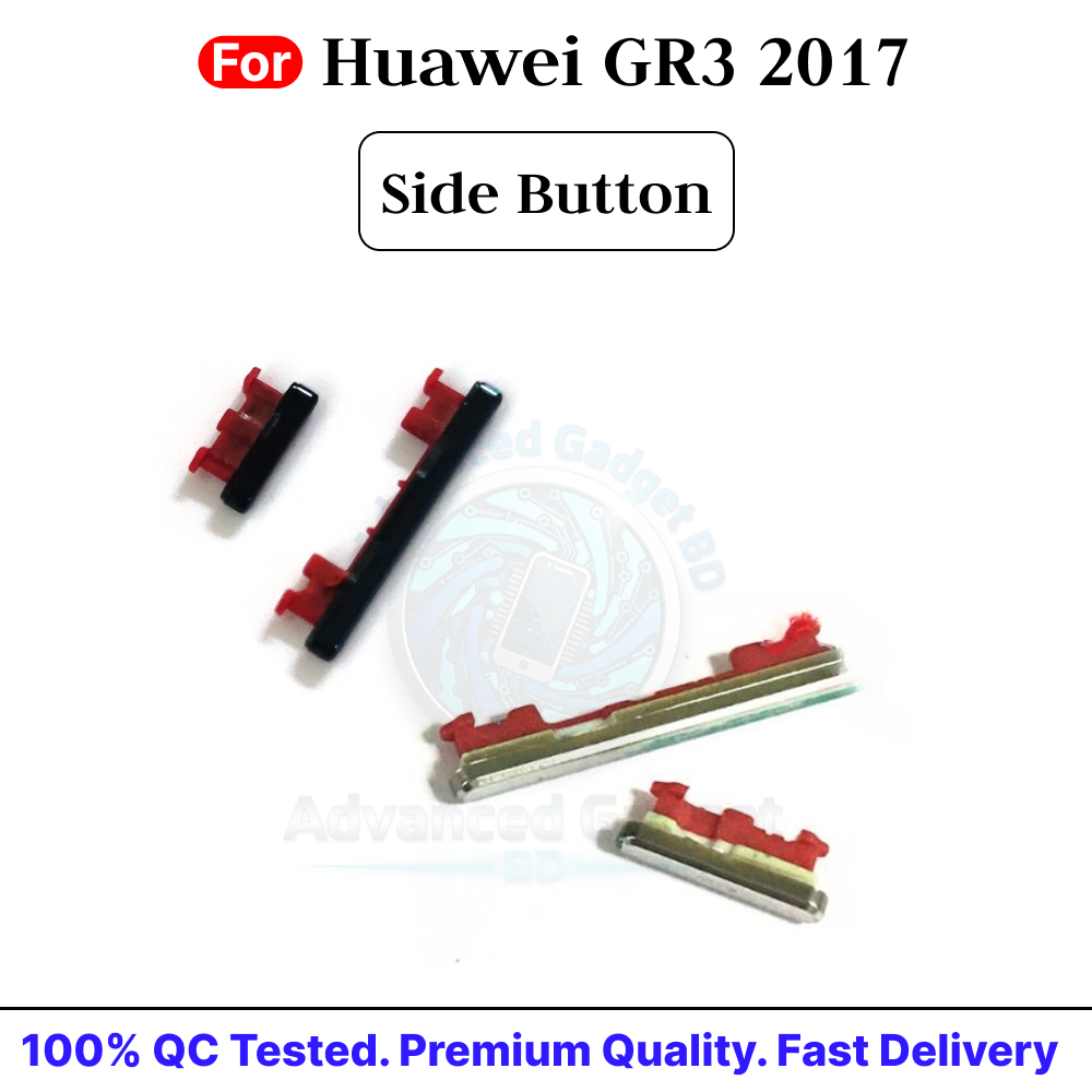 Huawei GR3 2017 External Side Buttons Power On Off + Volume Control Button Outside
