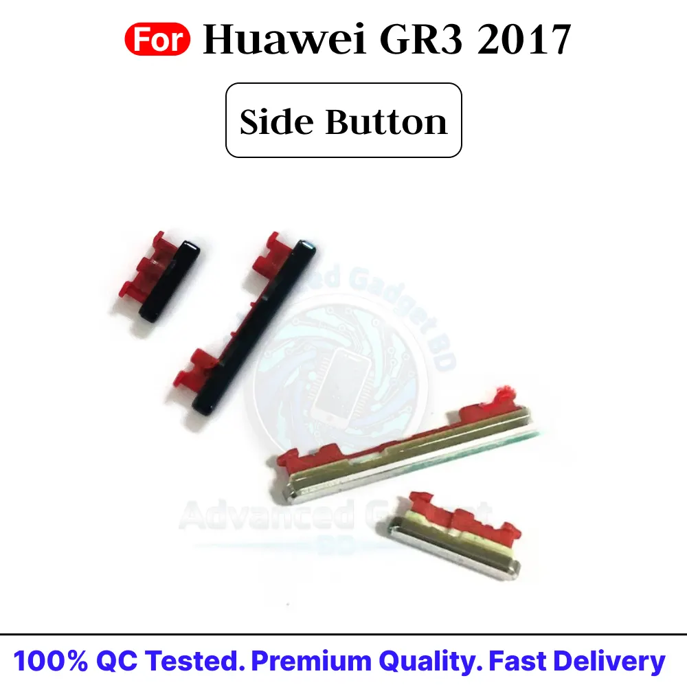 Huawei GR3 2017 External Side Buttons Power On Off + Volume Control Button Outside Replacement Parts Price in Bangladesh - Mobile.com.bd