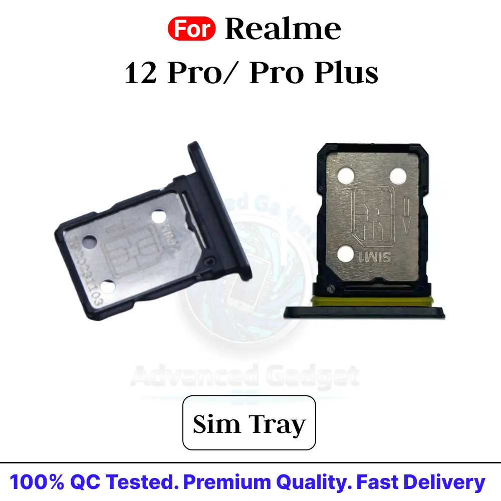 Realme Sim Tray SD Card Tray Holder Card Realme 12 Pro/ Pro Plus Sim Ejector Pin Replacement Parts Price in Bangladesh - Mobile.com.bd