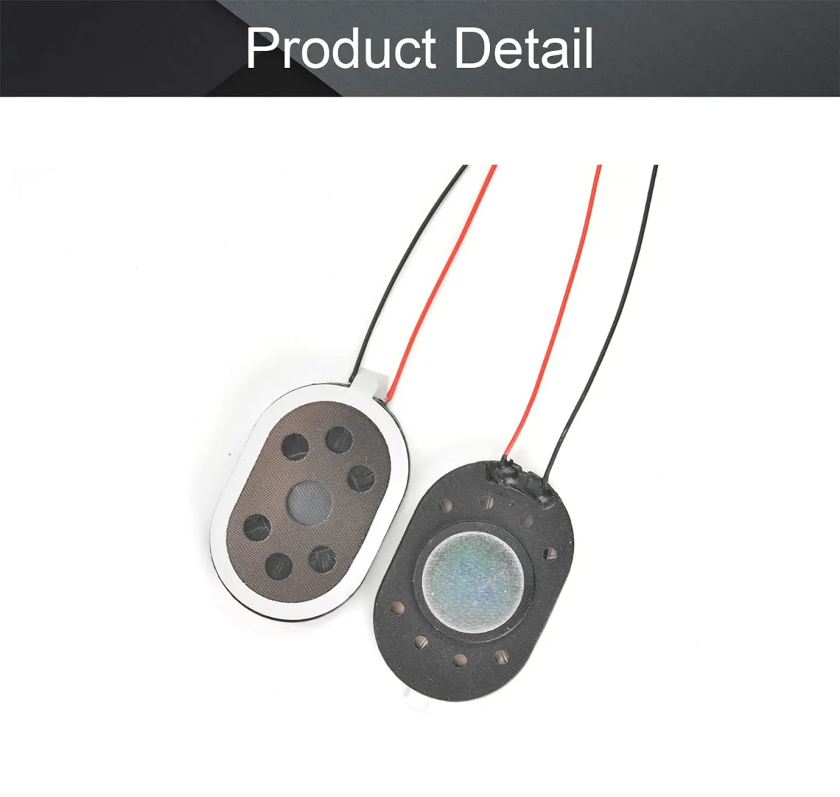 Others DIY Magnetic Speaker 8 Ohm 1.5W 30mm × 20mm Oval Shape Internal Magnet Loud Speaker Replacement Parts Price in Bangladesh - Mobile.com.bd