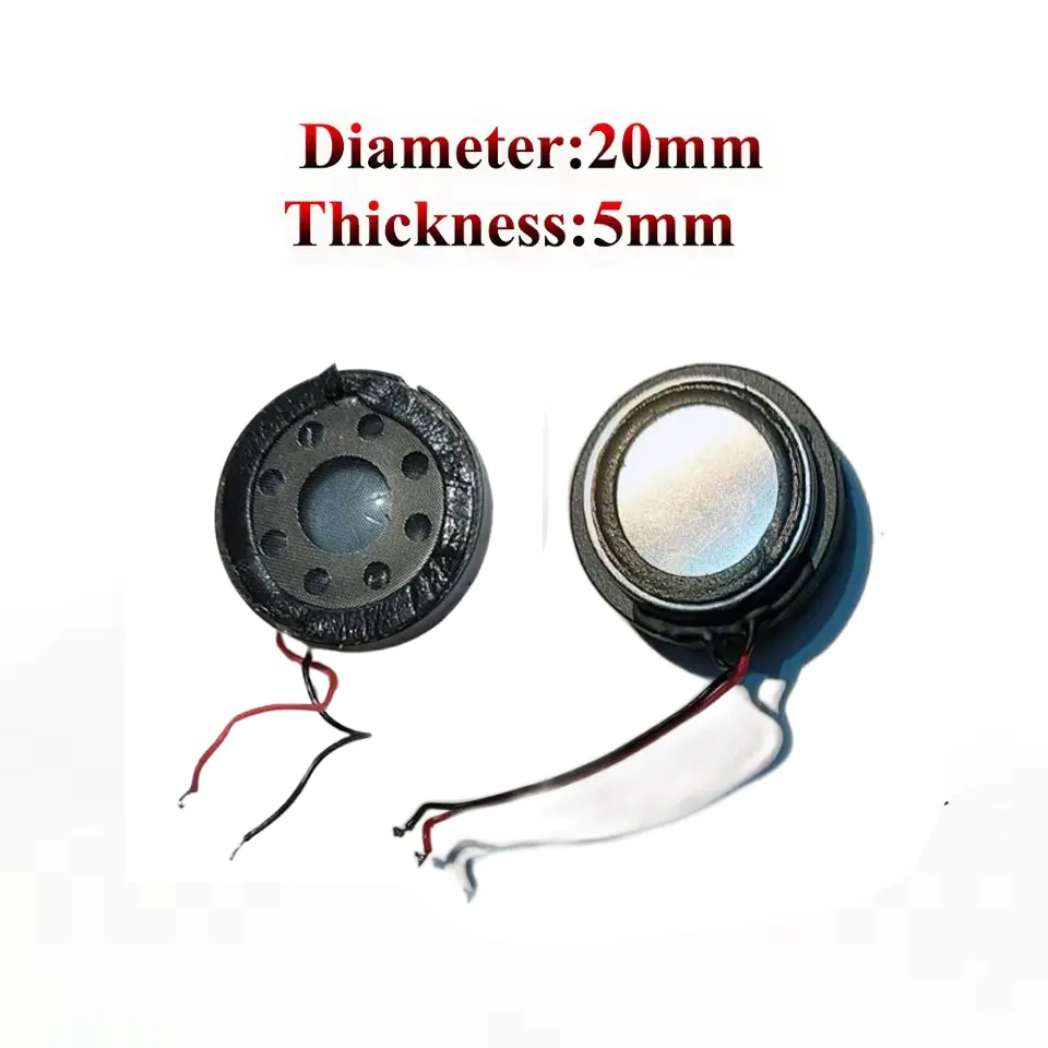 Others DIY Magnetic Speaker 8 Ohm 1.5W 20mm × 20mm × 5mm Round Shape Internal Magnet Loud Replacement Parts Price in Bangladesh - Mobile.com.bd