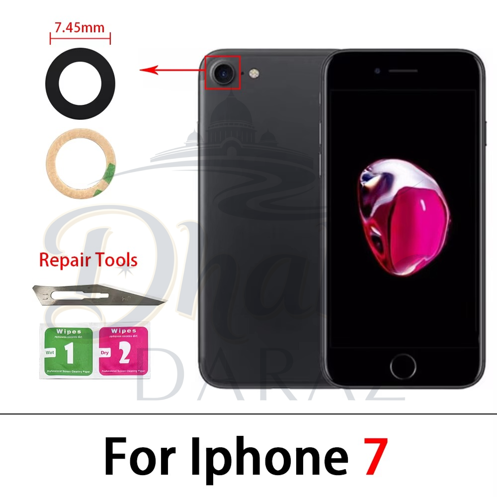 Apple iPhone 7/7 Plus/8/8 Plus Camera Main Glass Lens Replacement Part
