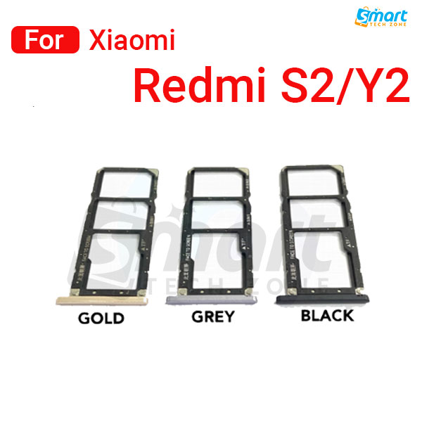 Xiaomi Redmi S2/ Y2 Sim Tray Micro SD Card Slot with Sim Ejector Pin Replacement Part