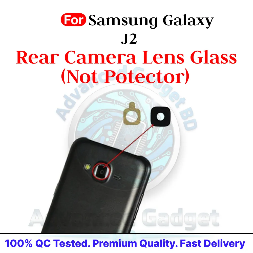 Samsung Galaxy J2 Camera Main Glass Lens Replacement Part Replacement Parts Price in Bangladesh - Mobile.com.bd