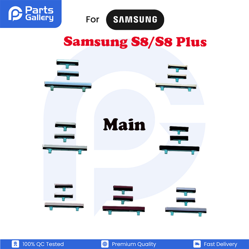 Samsung Galaxy S8/S8Plus Side Volume Button + Power ON / Off, Bixby Buttton Key Set