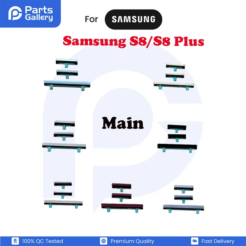 Samsung Galaxy S8/S8Plus Side Volume Button + Power ON / Off, Bixby Buttton Key Set Replacement Parts Price in Bangladesh - Mobile.com.bd