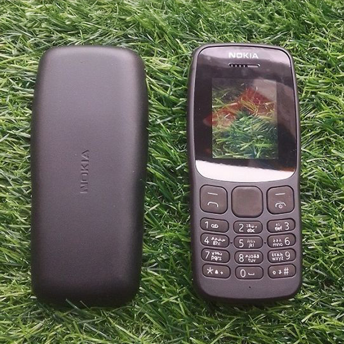 Nokia 106 (2018) Full Body Housing Casing Replacement with Back Cover, Oem Durable