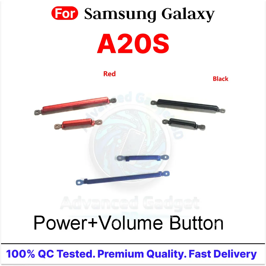 Samsung Galaxy A20S SIde Volume Button + Power ON / Off Buttton Key Set Replacement Replacement Parts Price in Bangladesh - Mobile.com.bd
