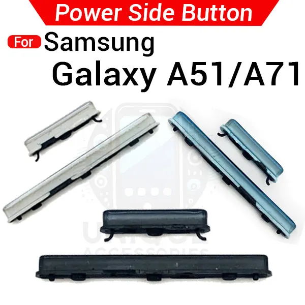 Samsung Galaxy A51 A71 External Side Buttons Power On Off + Volume Control Button Replacement Parts Price in Bangladesh - Mobile.com.bd