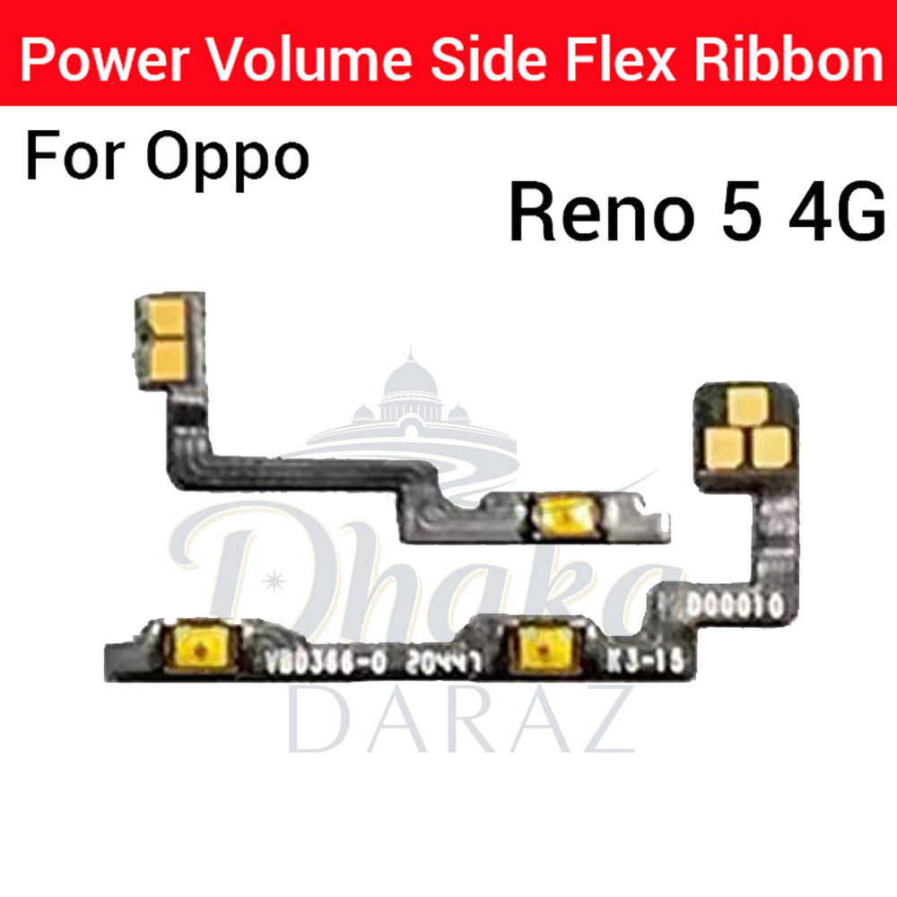 Oppo Reno 5 4G Power on / Off Switch Button Side Volume Up Down Buttons Flex Cable