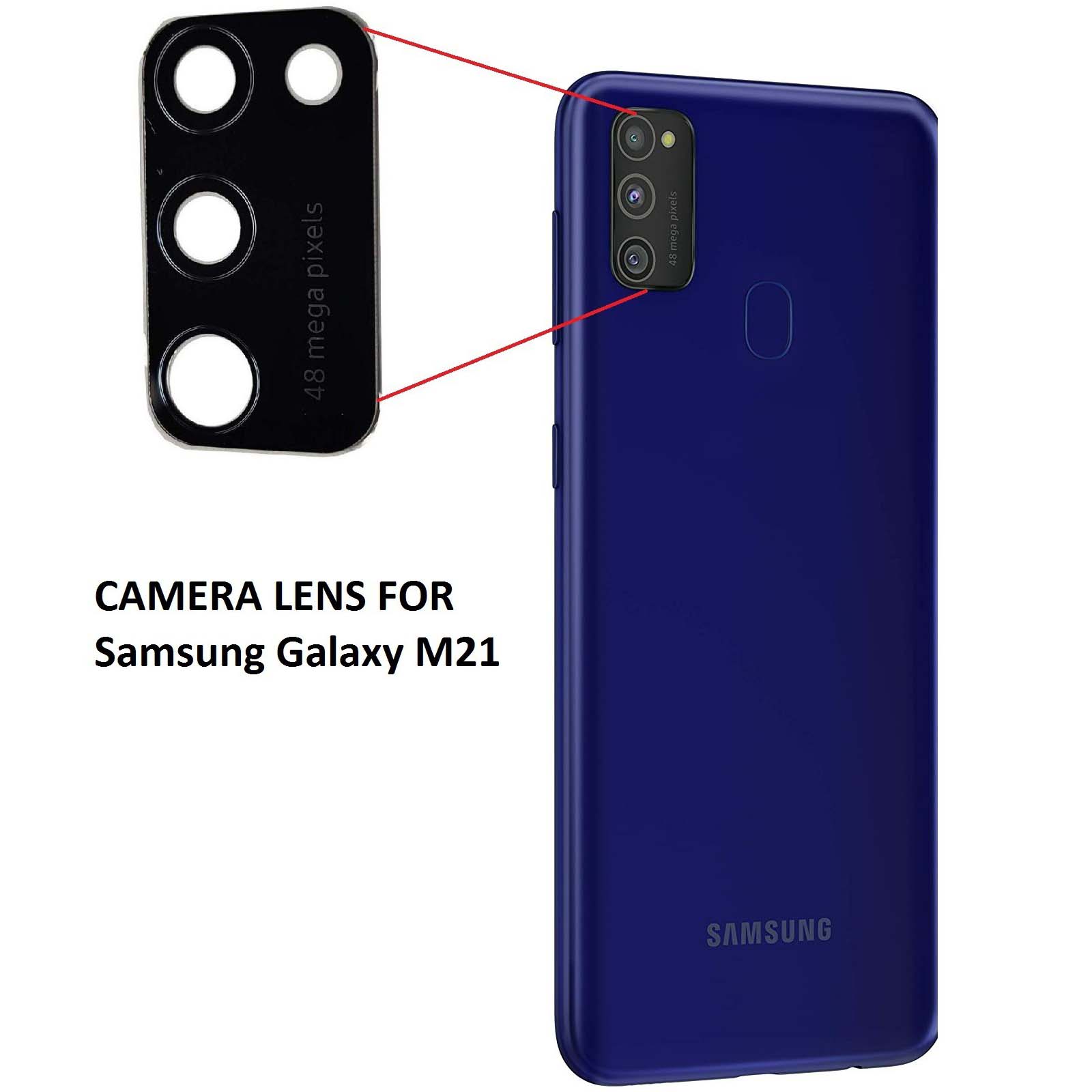 Back Rear Camera Lens Glass Samsung Galaxy M21 Camera Lens Glass
