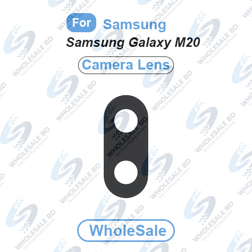 Samsung Galaxy M20 Camera Main Glass Lens Replacement Parts (Not Tempered Camera
